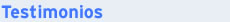 Testimonios